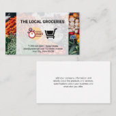 bezorgingsdienst | boerenmarkt visitekaartje (Voorkant / Achterkant)