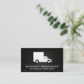 Bezorgingsvrachtwagens | Vrachtvervoer Bedrijfskaa Visitekaartje (Staand voorkant)