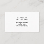 Bezorgtruck en koerier met dozen visitekaartje (Achterkant)