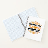 bezwaard met glorieus doel notitieboek (Binnen)