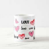 bezweet liefdeshart koffiemok (Center)