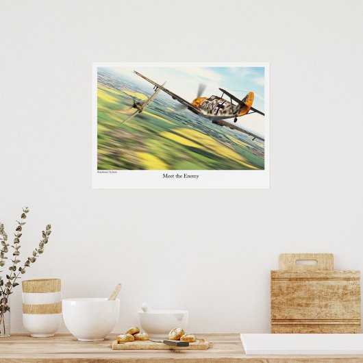 Bf109E ポ タ ー Poster (Keuken)