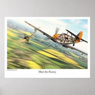 Bf109E ポ タ ー Poster