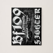Bf 109 8x10 foto puzzel met geschenkdoos (Verticaal)