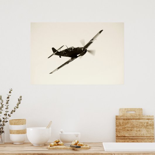 Bf-109 E-3 Emil Poster (Keuken)