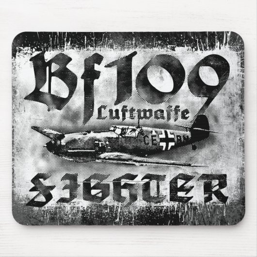 Bf 109 Mousepad Muismat (Voorkant)