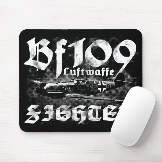 Bf 109 Mousepad Muismat (Met muis)