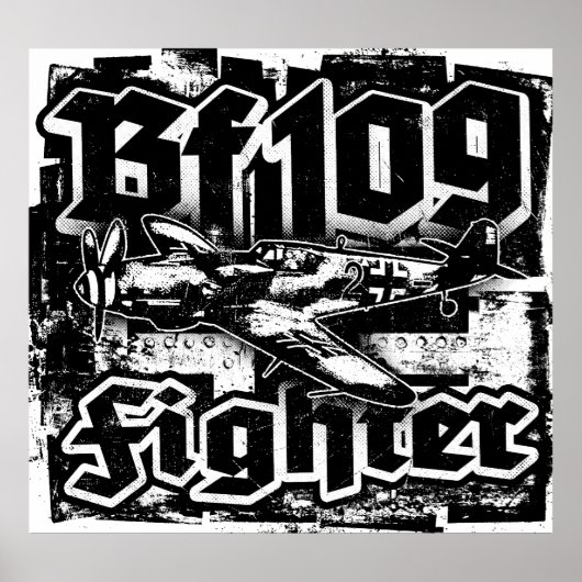 Bf 109 Poster Poster (Voorkant)