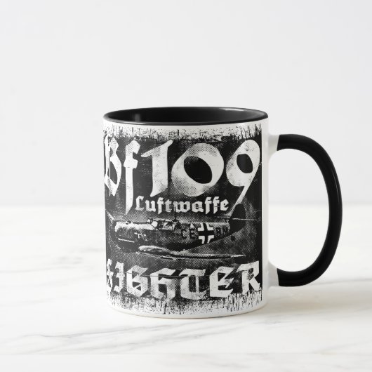 BF 109 Ringer Koffie Mok (Rechts)