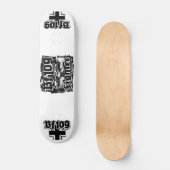 BF 109 Skateboard Deck Skateboard (Voorkant)