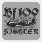 Bf 109 Square Stickers (Voorkant)