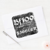 Bf 109 Square Stickers (Envelop)