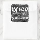 Bf 109 Square Stickers (Tas)