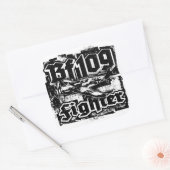 Bf 109 Vierkante Sticker Sticker (Envelop)