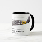 Bf-109G-2 - Luftwaffe - Stalingrad Battle - 1942 Mok (Voorkant rechts)