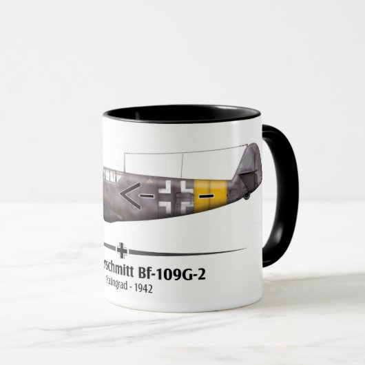 Bf-109G-2 - Luftwaffe - Stalingrad Battle - 1942 Mok (Voorkant rechts)