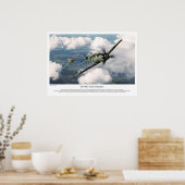 Bf 109G-6 "Erich Hartmann" Poster (Keuken)