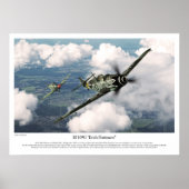Bf 109G-6 "Erich Hartmann" Poster (Voorkant)