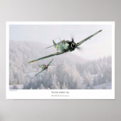 BF 109G "Erich Hartmann" Poster (Voorkant)