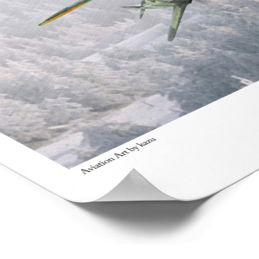 BF 109G "Erich Hartmann" Poster (Hoek)