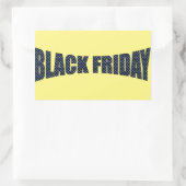 BF-botsende Stippen Rechthoekige Sticker (Tas)