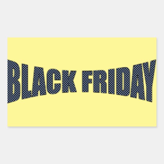 BF-botsende Stippen Rechthoekige Sticker (Voorkant)