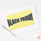 BF-botsende Stippen Rechthoekige Sticker (Envelop)