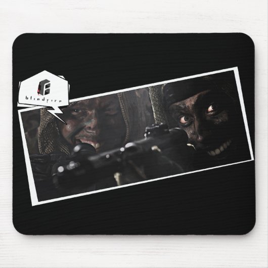 bf "Die dodelijke guerrillastrijders" Mousepad Muismat (Voorkant)