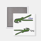 BF- Krokodil Vaatwasser Magneet (Voorkant / Achterkant)