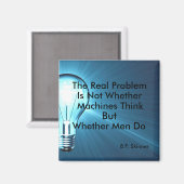 BF Skinner Filosofie Quote Magnet (Voorkant / Achterkant)