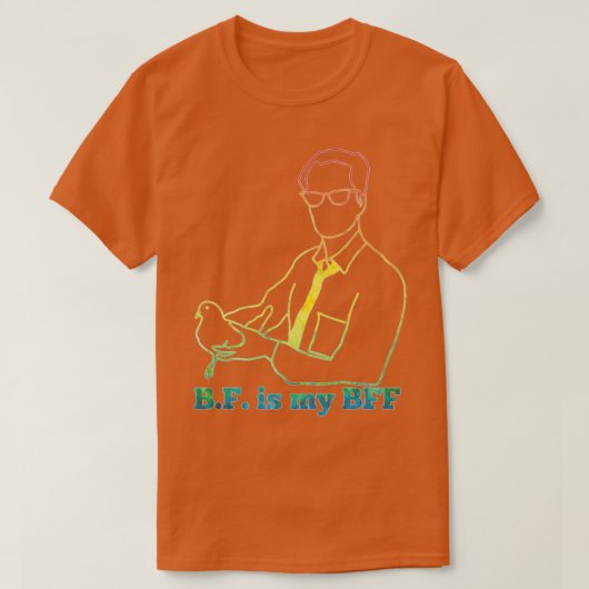 BF Skinner is mijn BFF-regenboog T-shirt (Design voorkant)
