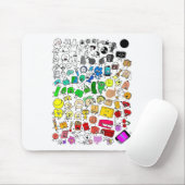 BFDI Inanimate Insanity Alle personages Muismat (Met muis)