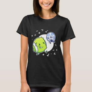 BFDI tennisbal en golfbal duo Wiskunde T-shirt