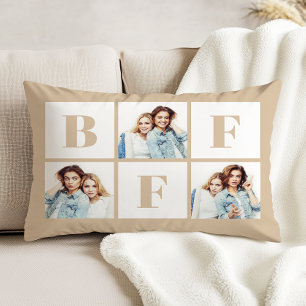 BFF 3 Foto Beste Vrienden Beige Accent Kussen