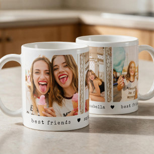 BFF 3 Foto Collage Vriendschap Beste Vrienden Koffiemok