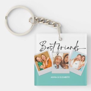 BFF 3 Foto's Aangepast Bestie Beste vrienden voor  Sleutelhanger