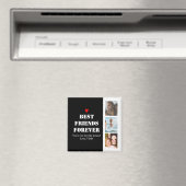 BFF Aangepaste aangepaste fotocollage Bestie Magneet (Insitu (Vaatwasser))