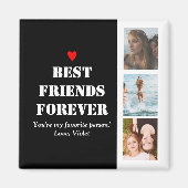 BFF Aangepaste aangepaste fotocollage Bestie Magneet (Voorkant)