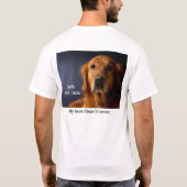 BFF aanpasbaar hondenmonument T-shirt (Achterkant)