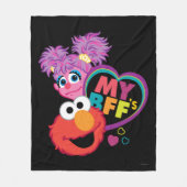 BFF Abby en Elmo Fleece Deken (Voorkant)