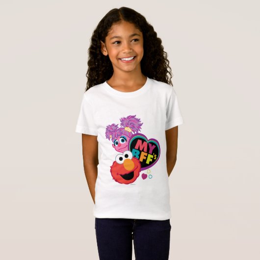 BFF Abby en Elmo T-shirt (Voorkant volledig)
