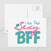 BFF afdrukken Briefkaart (Voorkant / Achterkant)