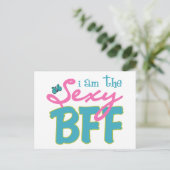 BFF afdrukken Briefkaart (Staand voorkant)