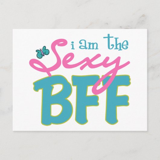 BFF afdrukken Briefkaart (Voorkant)