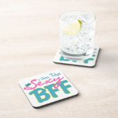 BFF afdrukken Drankjes Onderzetter (Rechterzijde)