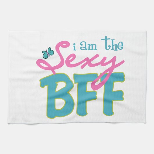 BFF afdrukken Theedoek (Horizontaal)