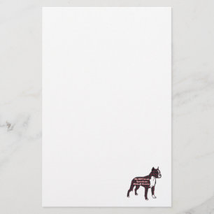 BFF American Pitbull Terrier Briefpapier