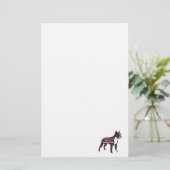BFF American Pitbull Terrier Briefpapier (Staand voorkant)