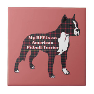 BFF American Pitbull Terrier Tegeltje