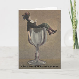 BFF bepaalde humor LOL Lady Friendship Secrets Kaart